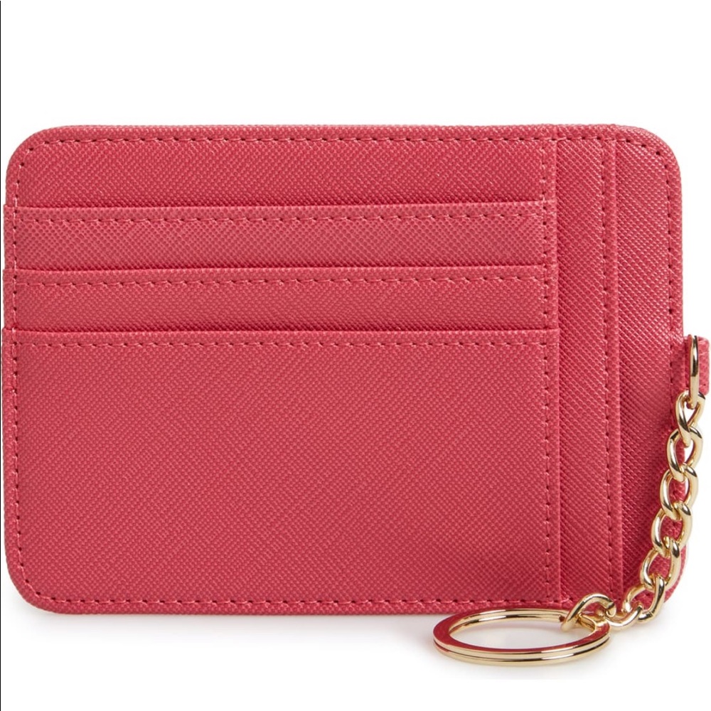 Pink cardholder